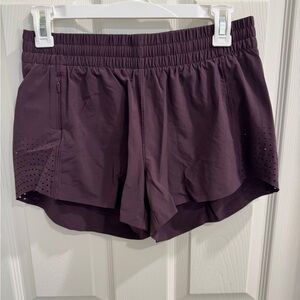Women's Purple Athletic Shorts